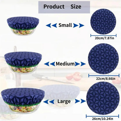 Reusable Fabric Bowl Covers for Bread Proofing (3 pieces)