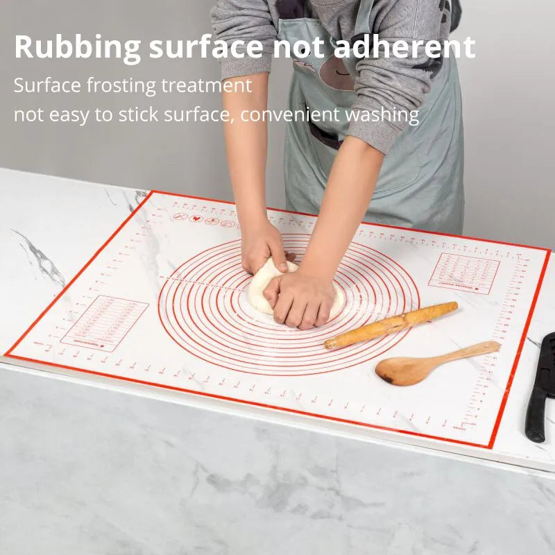 Large Silicone Dough Mat - 16 x 20 in Silicone Baking Mat